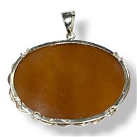 Pendant Mandile 1922 Woman Cammei  in Silver Conchiglia 1MCICM233.7 - 1MCICM233.7